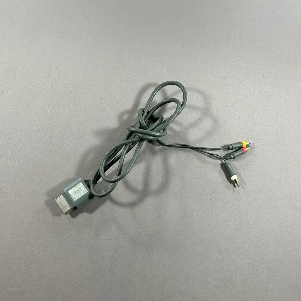 OEM Microsoft Xbox 360 Audio Video Composite AV Cable Cord X810973-001